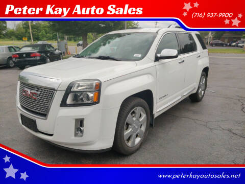 2013 GMC Terrain for sale at Peter Kay Auto Sales in Alden NY
