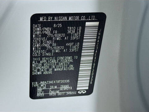 2026 Infiniti QX80 Pure