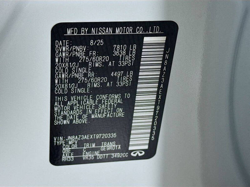 2026 Infiniti QX80 Pure