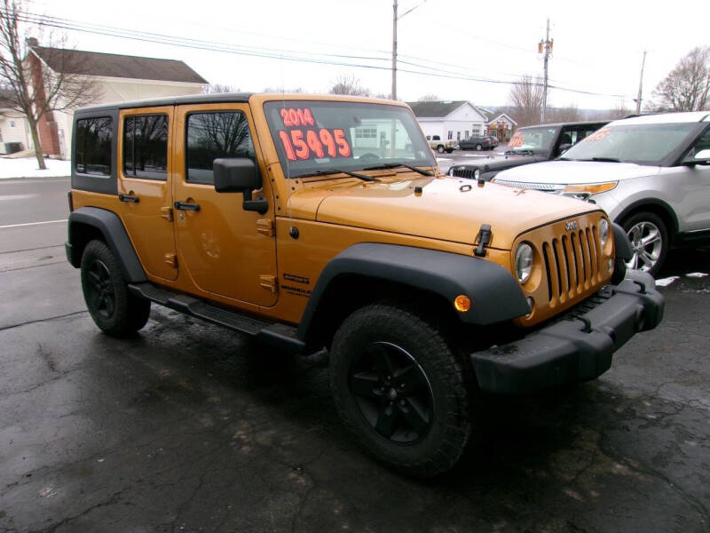 2014 Jeep Wrangler Unlimited for sale at Dansville Radiator in Dansville NY