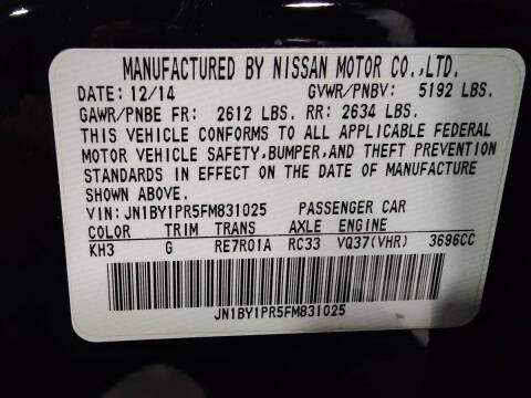 2015 Infiniti Q70L 3.7