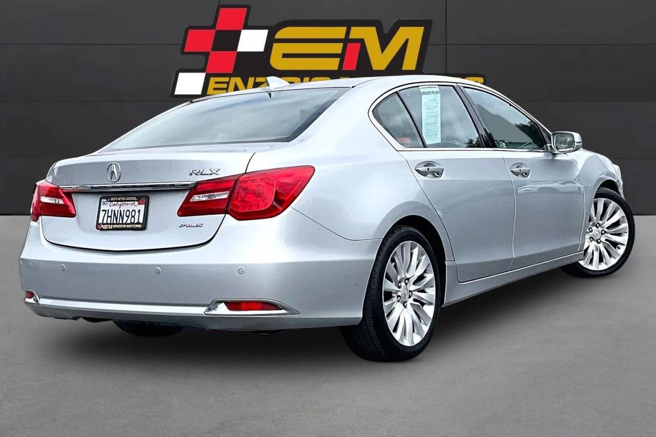 Silver 2014 Acura RLX w/Advance 4dr Sedan w/Advance Package 2