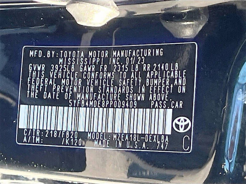 2023 Toyota Corolla LE