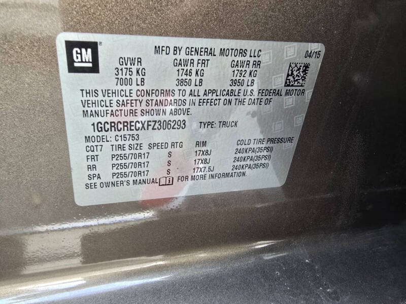 2015 Chevrolet Silverado 1500 LT