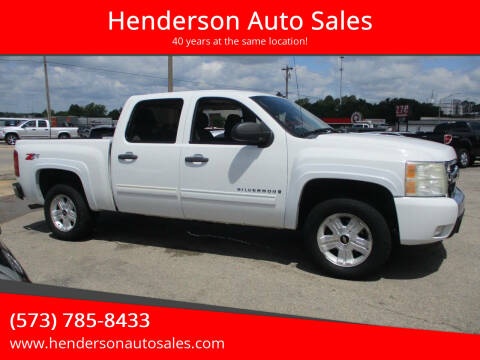 2009 Chevrolet Silverado 1500 for sale at Henderson Auto Sales in Poplar Bluff MO