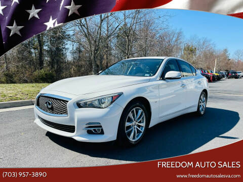 2015 Infiniti Q50 for sale at Freedom Auto Sales in Chantilly VA