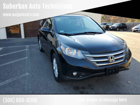 2012 Honda CR-V for sale at Suburban Auto Technicians LLC in Walpole MA