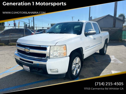 2011 Chevrolet Silverado 1500 for sale at Generation 1 Motorsports in Whittier CA