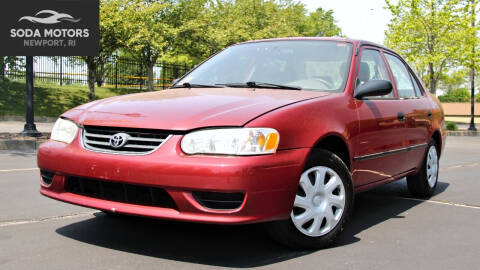 2002 Toyota Corolla for sale at SODA MOTORS AUTO SALES LLC in Newport RI