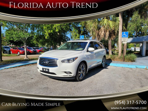 2013 Infiniti JX35 for sale at Florida Auto Trend in Plantation FL