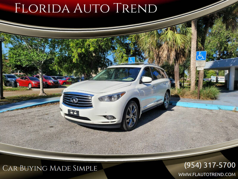 2013 Infiniti JX35 for sale at Florida Auto Trend in Plantation FL