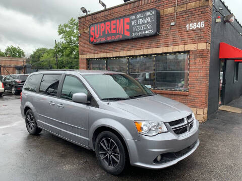 2017 Dodge Grand Caravan for sale at Supreme Motor Groups in Detroit MI