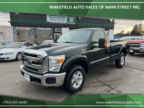 2016 Ford F-350 Super Duty for sale at Wakefield Auto Sales of Main Street Inc. in Wakefield MA