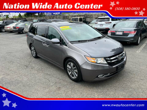 2015 Honda Odyssey for sale at Nation Wide Auto Center in Brockton MA