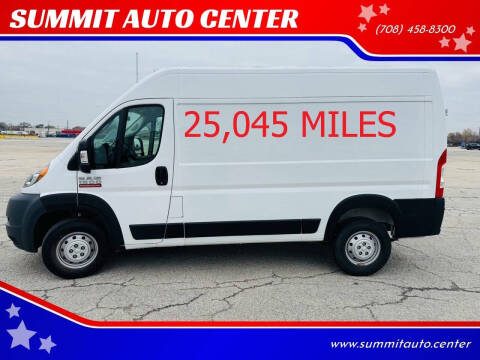 2019 RAM ProMaster for sale at SUMMIT AUTO CENTER in Summit IL