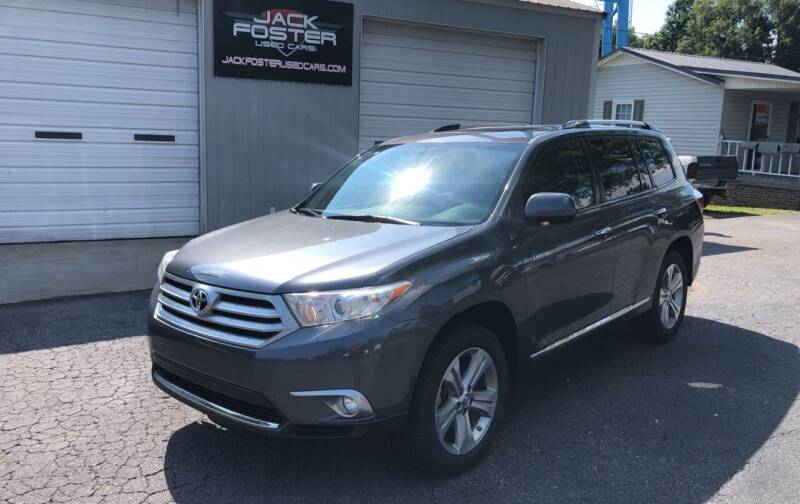 2012 Toyota Highlander for sale at Jack Foster Used Cars LLC in Honea Path SC