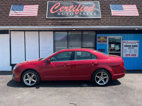2010 Ford Fusion for sale at Certified Auto Sales, Inc in Lorain OH