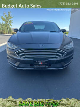 2018 Ford Fusion for sale at Budget Auto Sales in Carson City NV