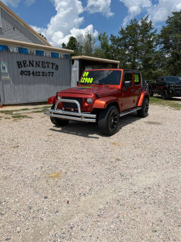 2009 Jeep Wrangler Unlimited for sale at Bennett Etc. in Richburg SC