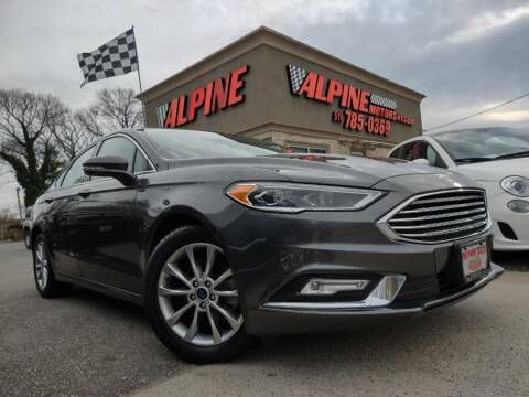2017 Ford Fusion for sale at Alpine Motors Certified Pre-Owned in Wantagh NY