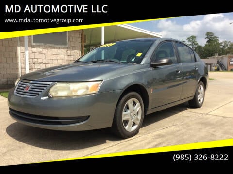 2007 Saturn Ion for sale at MD AUTOMOTIVE LLC in Slidell LA