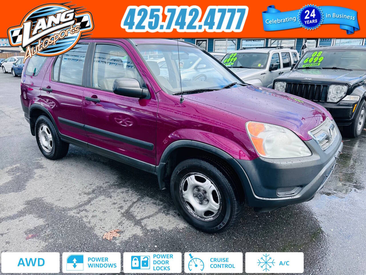 2004 Honda CR-V for sale at Lang Autosports in Lynnwood, WA