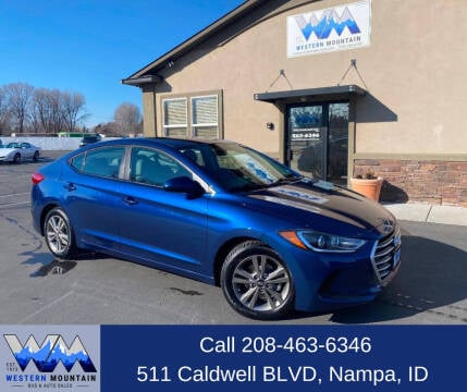 2018 Hyundai Elantra for sale at Western Mountain Bus & Auto Sales in Nampa ID