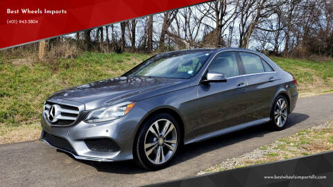 2016 Mercedes-Benz E-Class for sale at Best Wheels Imports in Johnston RI