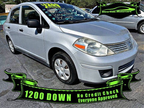 2009 Nissan Versa for sale at RIVERSIDE MOTORCARS INC - Main Lot in New Smyrna Beach FL