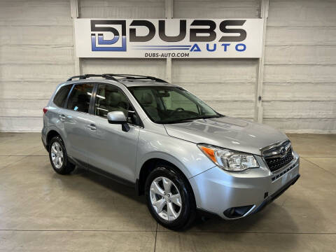 2016 Subaru Forester for sale at DUBS AUTO LLC in Clearfield UT