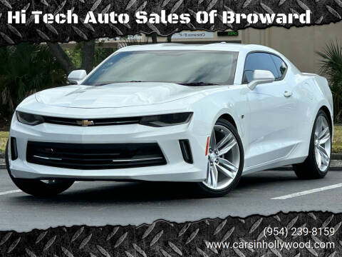 2018 Chevrolet Camaro for sale at Hi Tech Auto Sales Of Broward in Hollywood FL