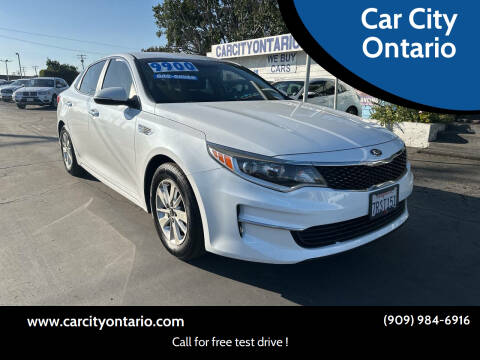 2016 Kia Optima for sale at Car City Ontario in Ontario CA