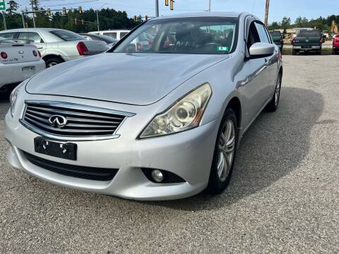 2011 Infiniti G25 Sedan for sale at OnPoint Auto Sales LLC in Plaistow NH