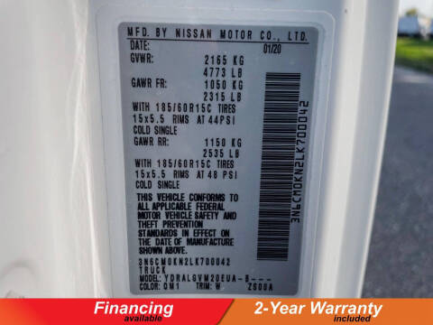 2020 Nissan NV200 SV