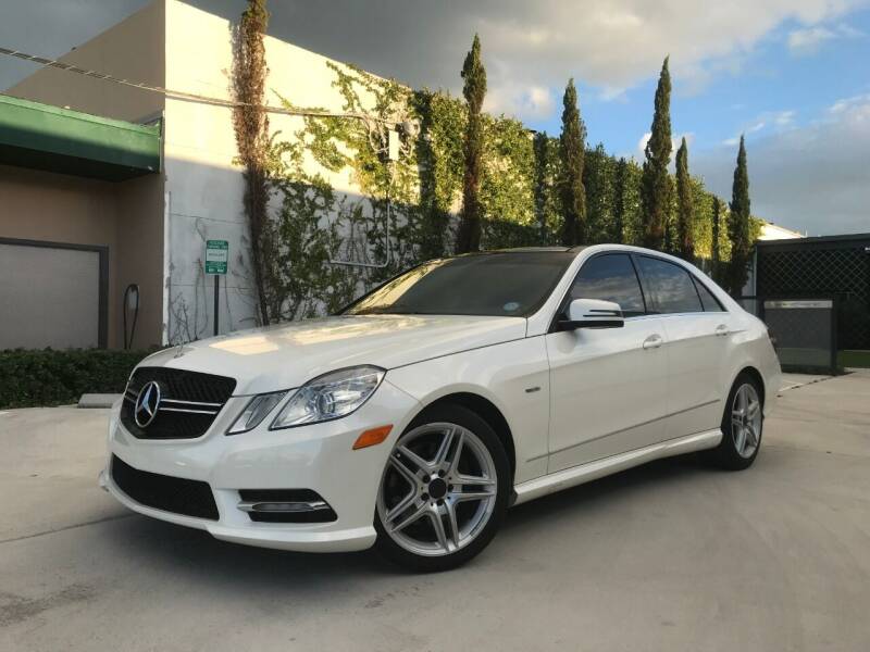 2012 Mercedes-Benz E-Class for sale at Quality Luxury Cars in North Miami FL