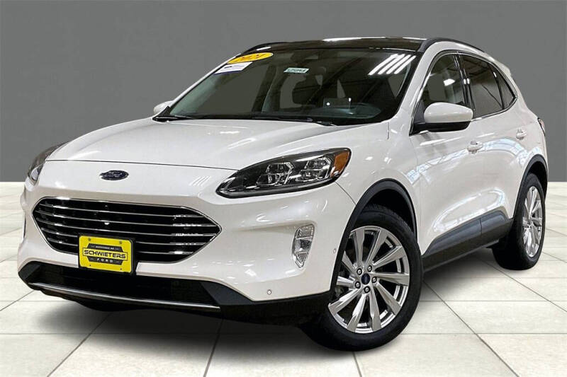 Used 2021 Ford Escape Titanium with VIN 1FMCU9J91MUA26703 for sale in Montevideo, Minnesota