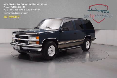 1996 Chevrolet Tahoe for sale at Elvis Auto Sales LLC in Grand Rapids MI