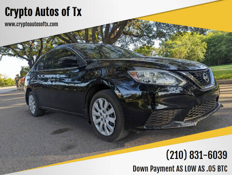 2017 Nissan Sentra for sale at Crypto Autos of Tx in San Antonio TX