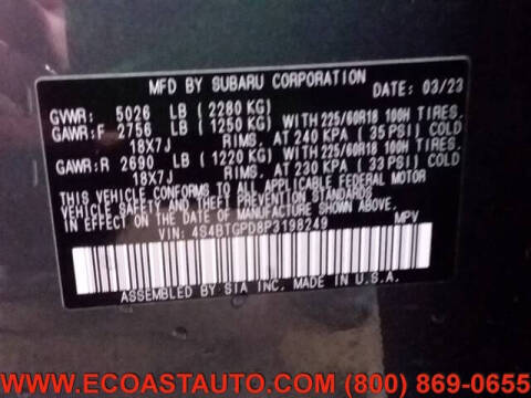 2023 Subaru Outback Touring XT