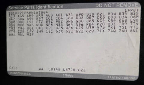 1987 Chevrolet Camaro Z28