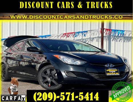 2012 Hyundai Elantra for sale at Discount Cars & Trucks in Modesto CA