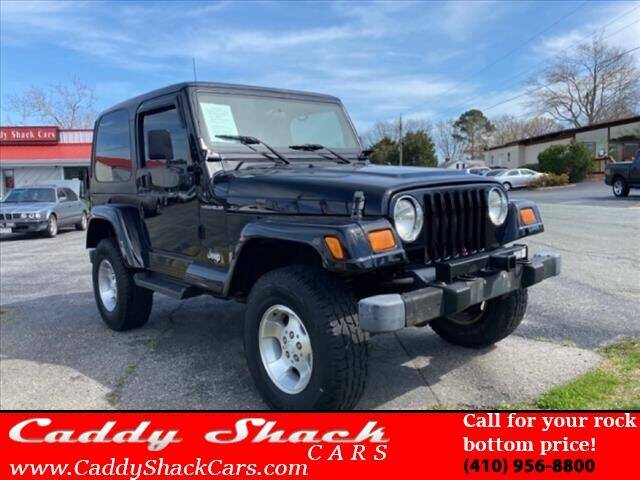 2002 Jeep Wrangler for sale at CADDY SHACK CARS in Edgewater MD