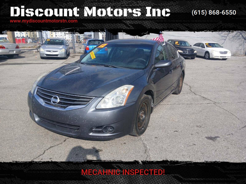 2012 Nissan Altima for sale at Discount Motors Inc in Madison TN