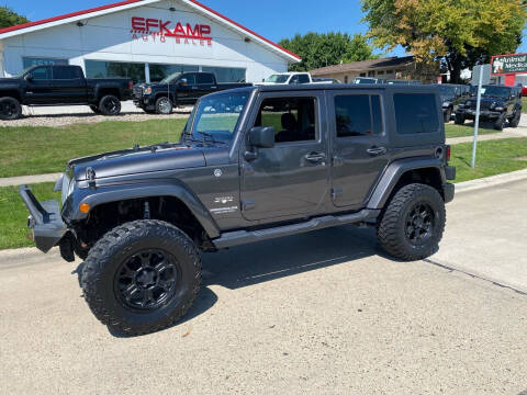 2017 Jeep Wrangler Unlimited for sale at Efkamp Auto Sales LLC in Des Moines IA