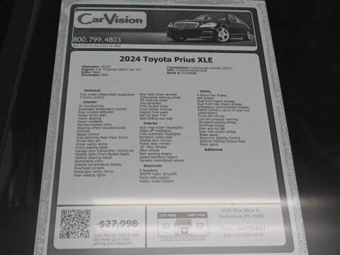 2024 Toyota Prius XLE