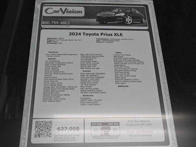 2024 Toyota Prius XLE