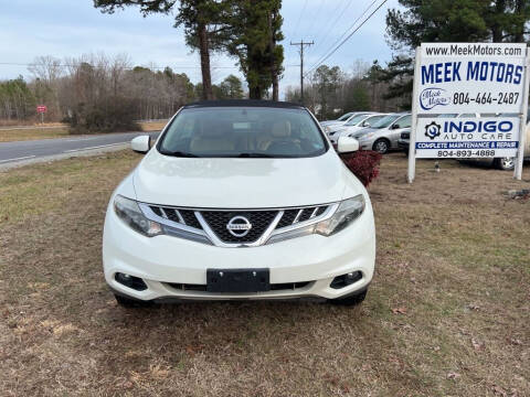 2011 Nissan Murano CrossCabriolet for sale at MEEK MOTORS in Powhatan VA