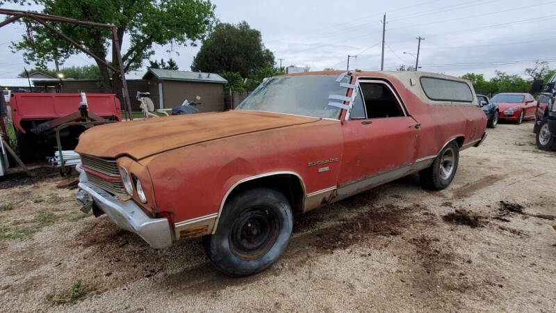 1970 Chevrolet El Camino for sale at CLASSIC MOTOR SPORTS in Winters TX