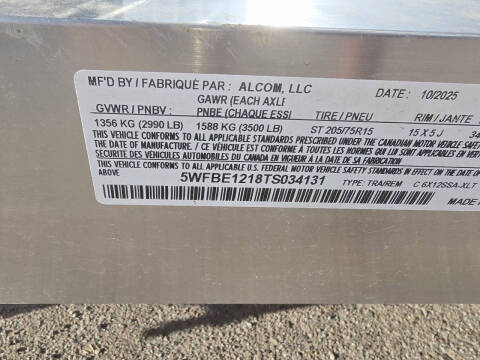 2026 Alcom 6x12  XLT Pro Series