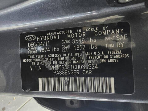 2012 Hyundai Accent GS